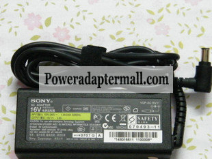 45W Sony VGP-AC16V11 Laptop AC Adapter 16V 2.8A Original New - Click Image to Close